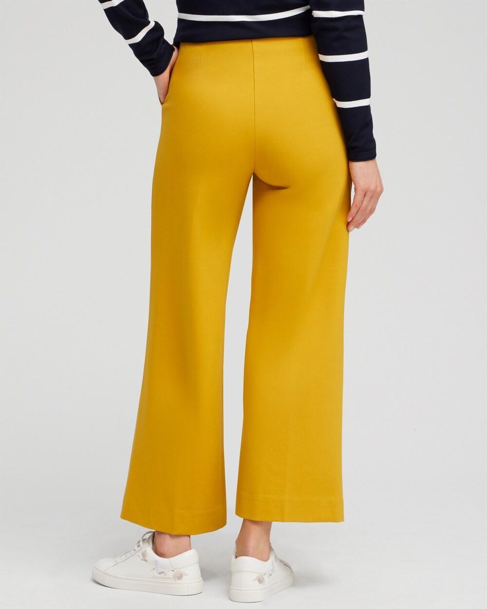 Poplin Cropped Pants Product Image