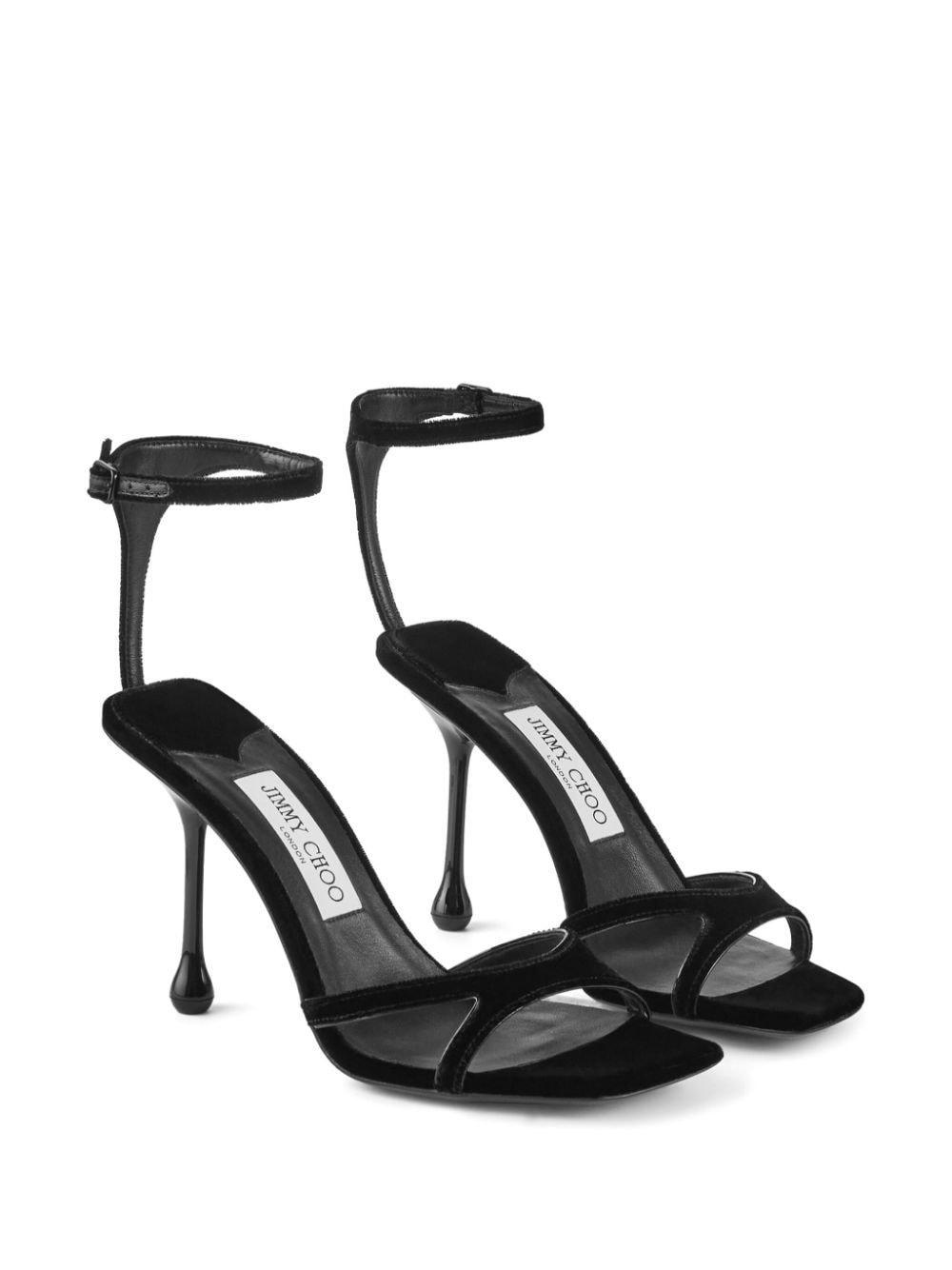 Ixia 95mm velvet sandals Product Image