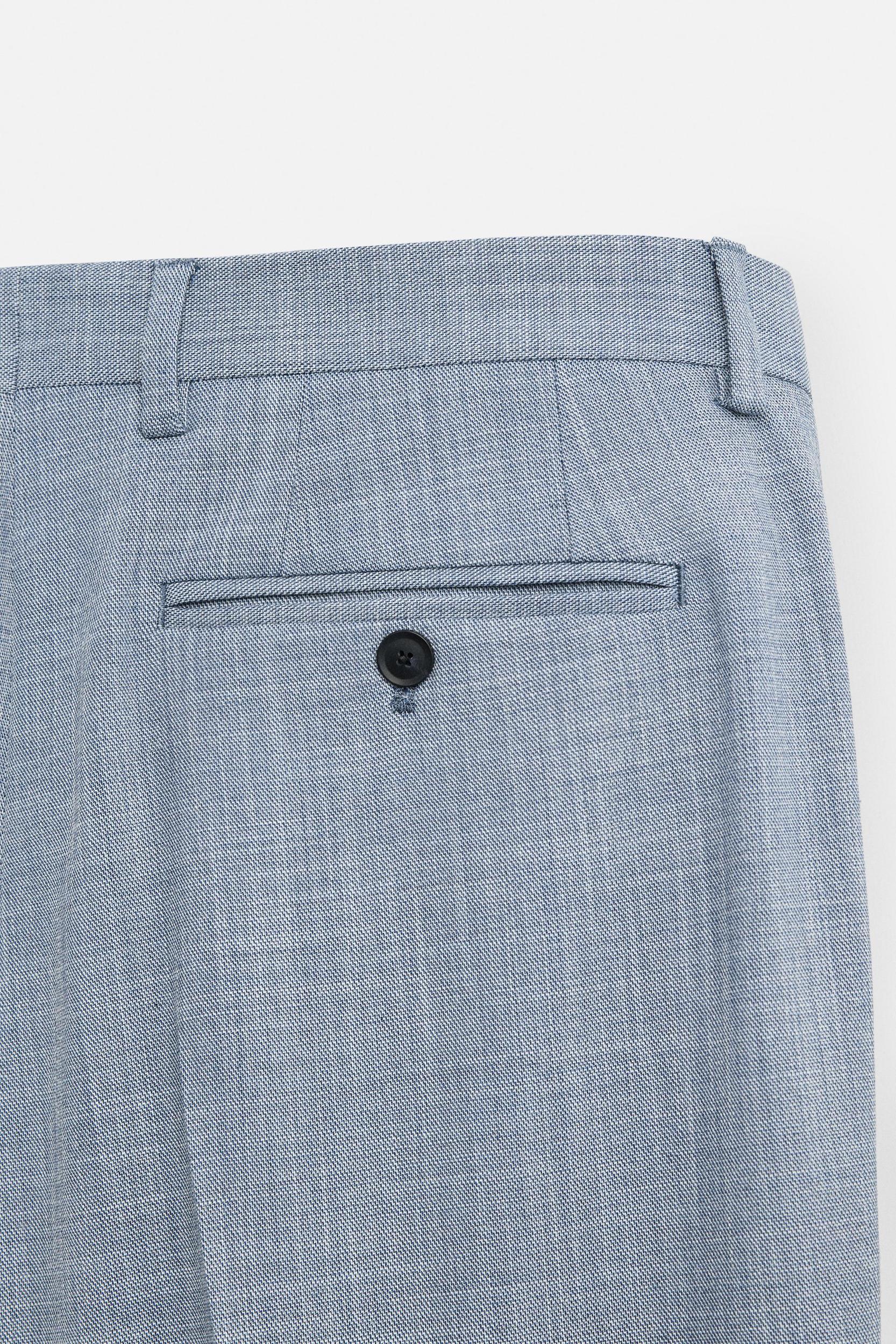 TEXTURED SUIT PANTS Product Image