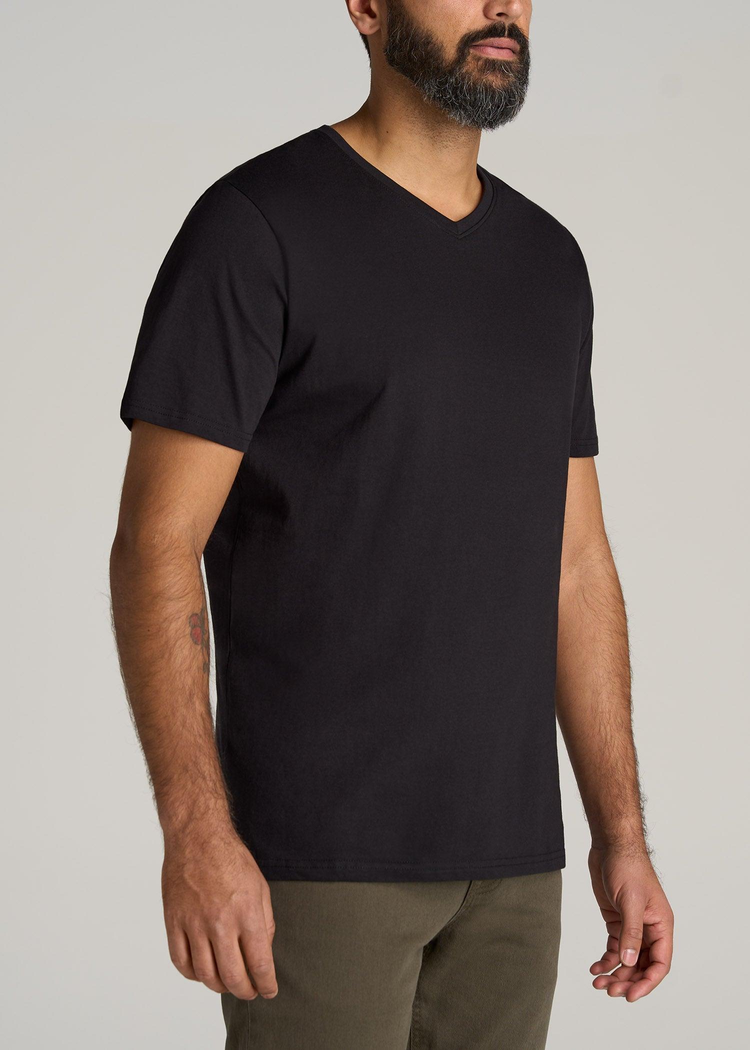 The Everyday REGULAR-FIT V-Neck Tall Men's T-Shirt in Black Product Image