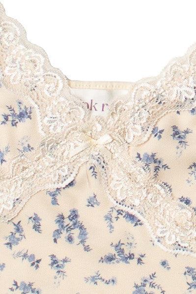 Lace Trim Bow Mesh Tank Top Product Image