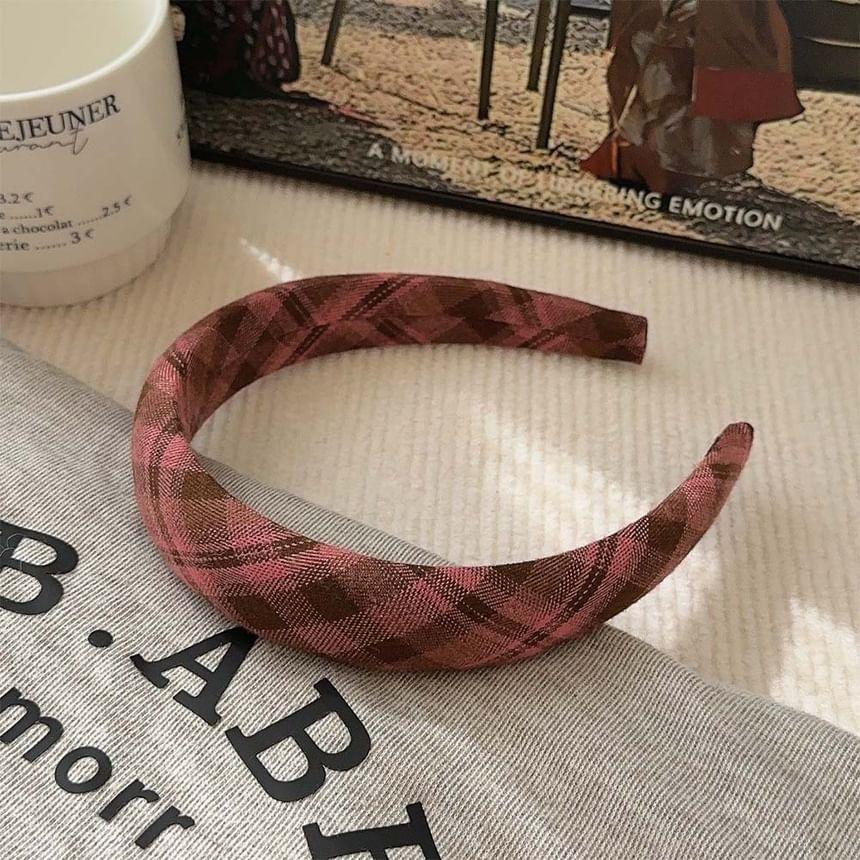 Plaid Headband Product Image