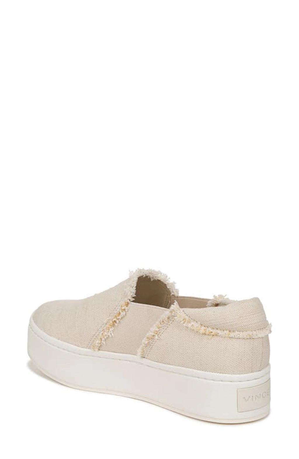 Warren Fray Slip-on Platform Sneakers In Moonlight Product Image