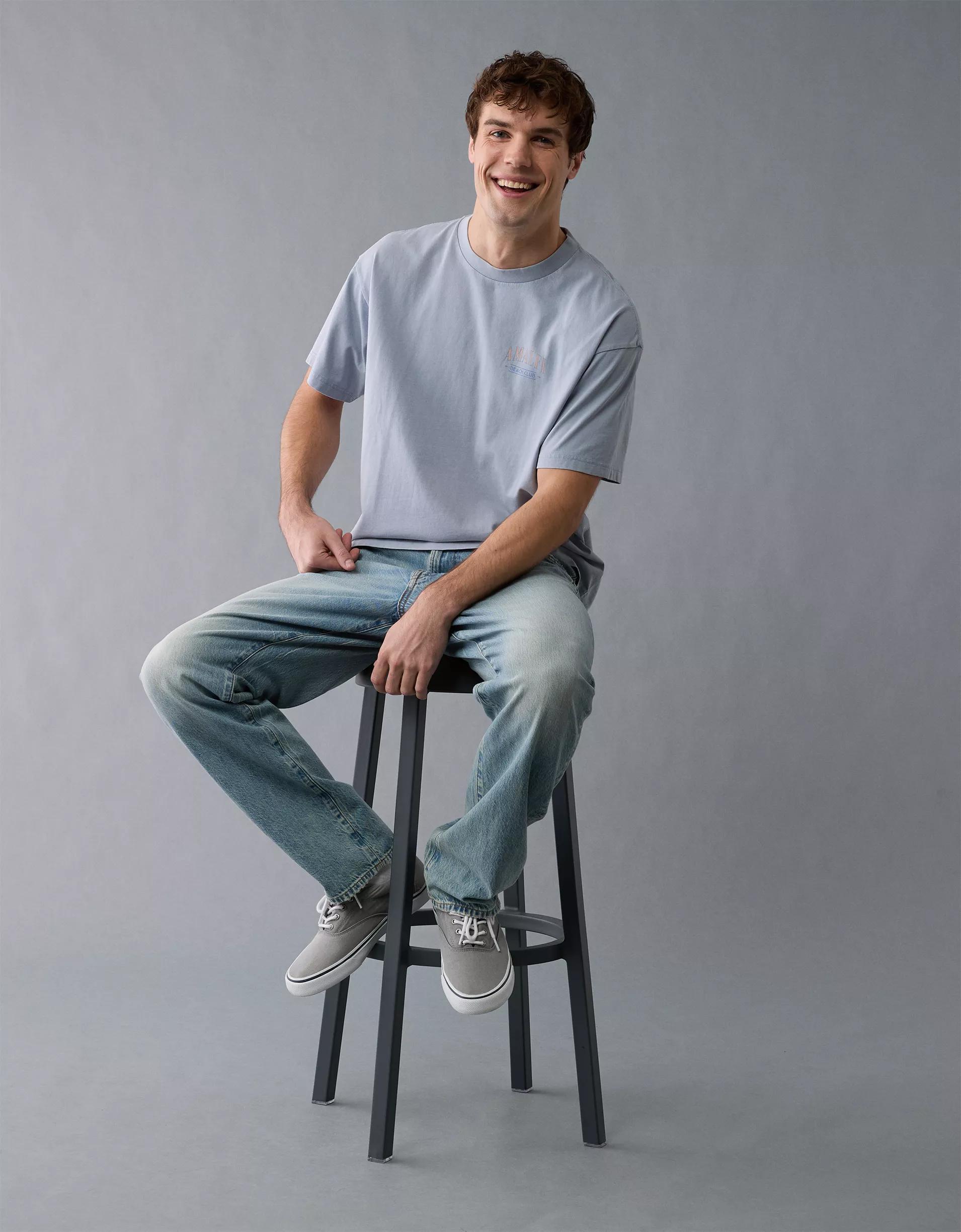 AE Boxy Destination Graphic T-Shirt Product Image