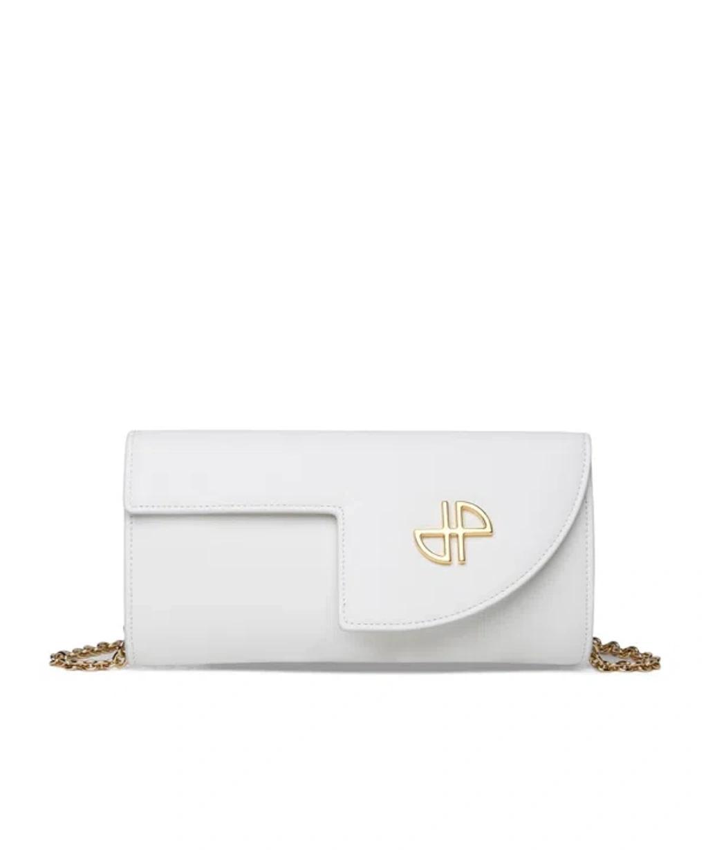 PATOU Logo Shoulder Bag In White Product Image