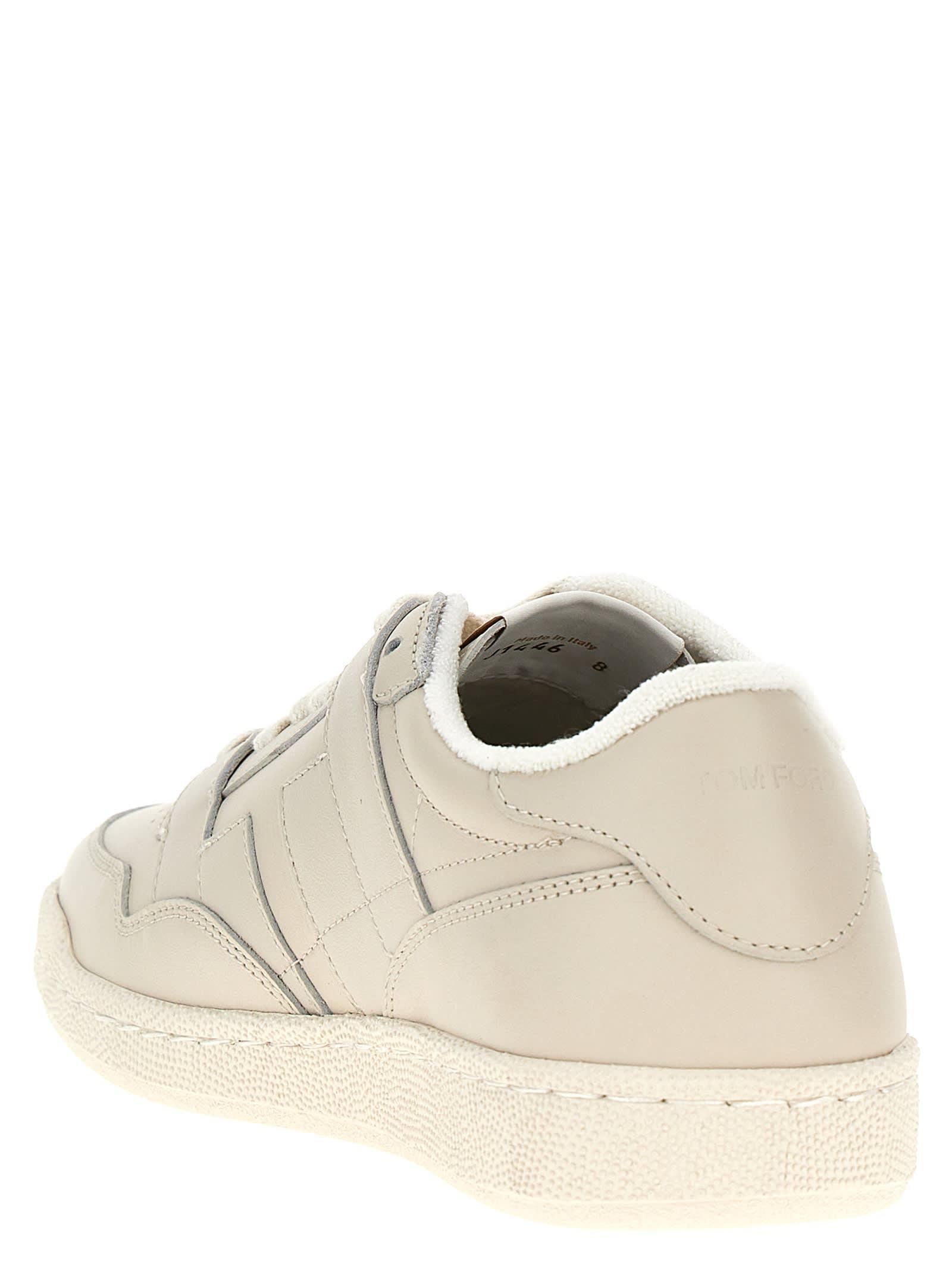 TOM FORD Jake Sneakers In White Product Image