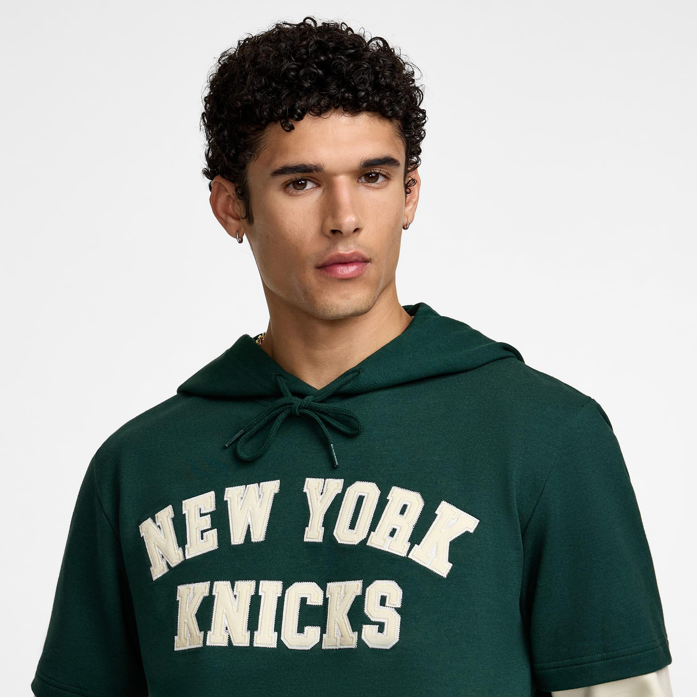 San Francisco 49ers Dark Green Logo Select Hooded T-Shirt Male Product Image