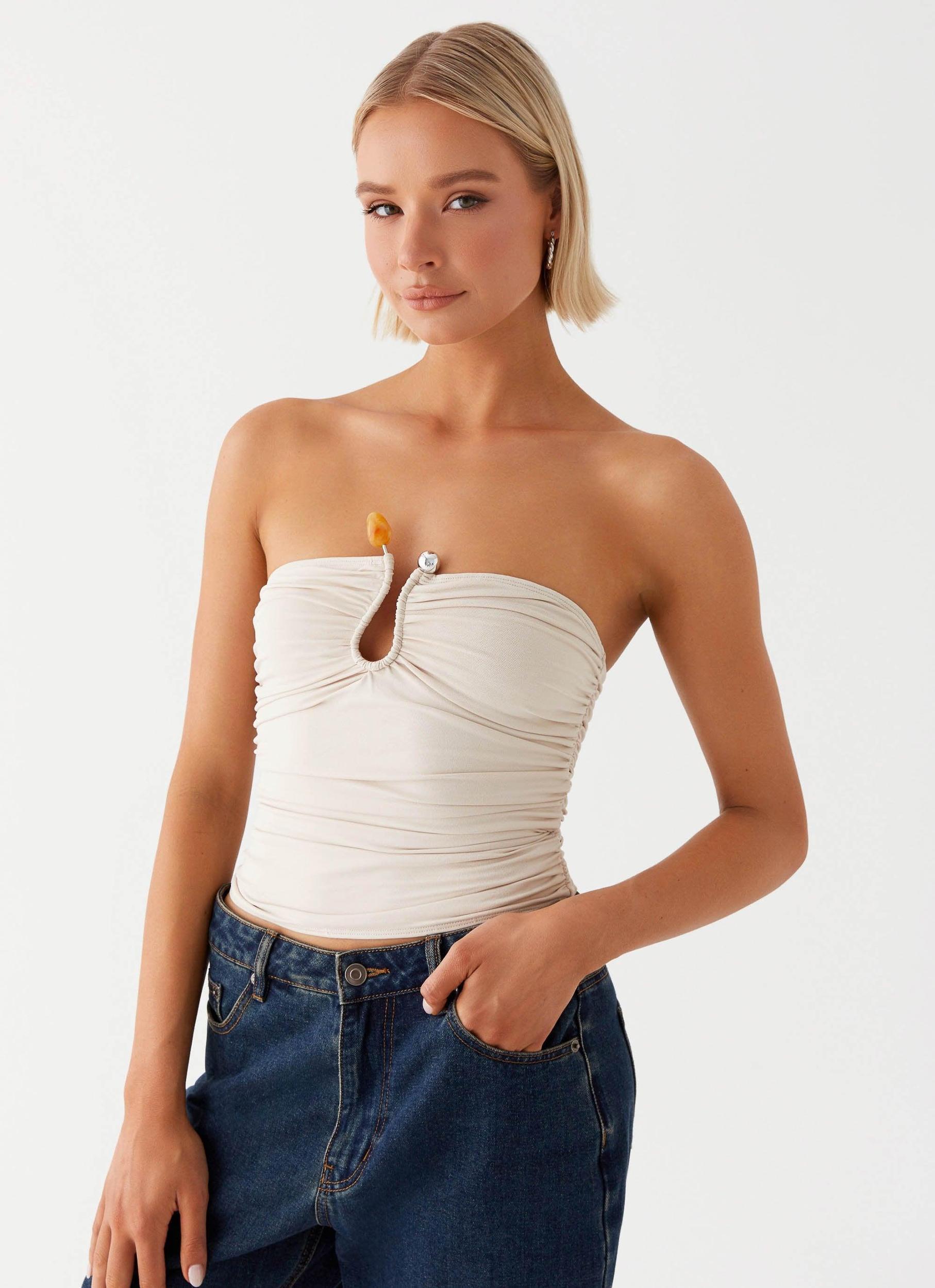 Rudy Tube Top - Ivory Product Image