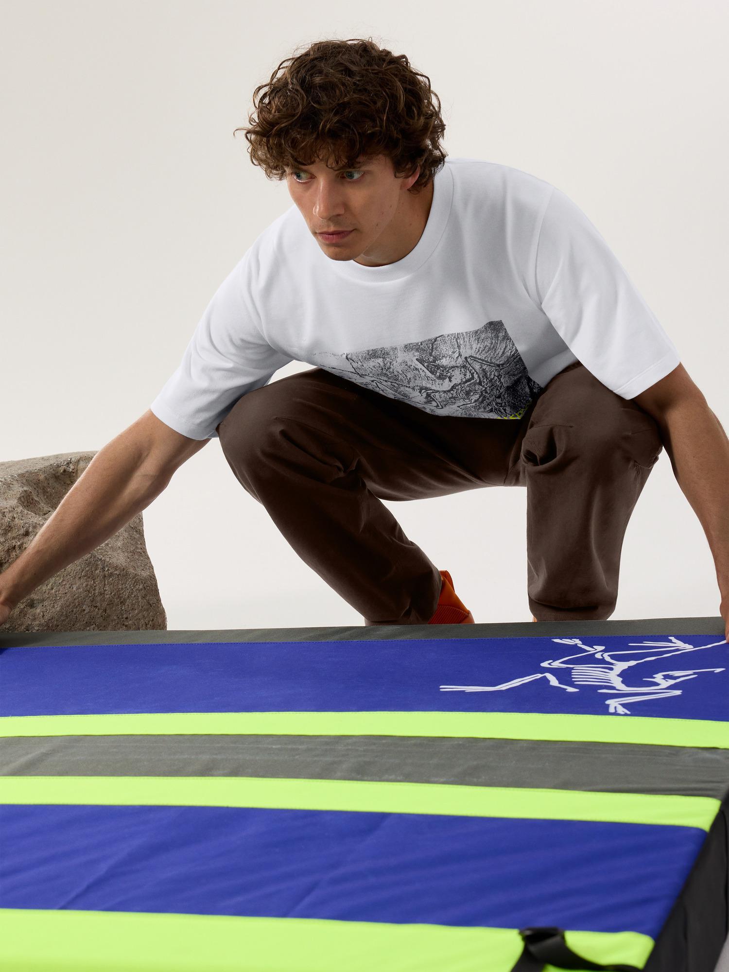 Kragg Cotton Lithographica Shirt SS Men's Product Image