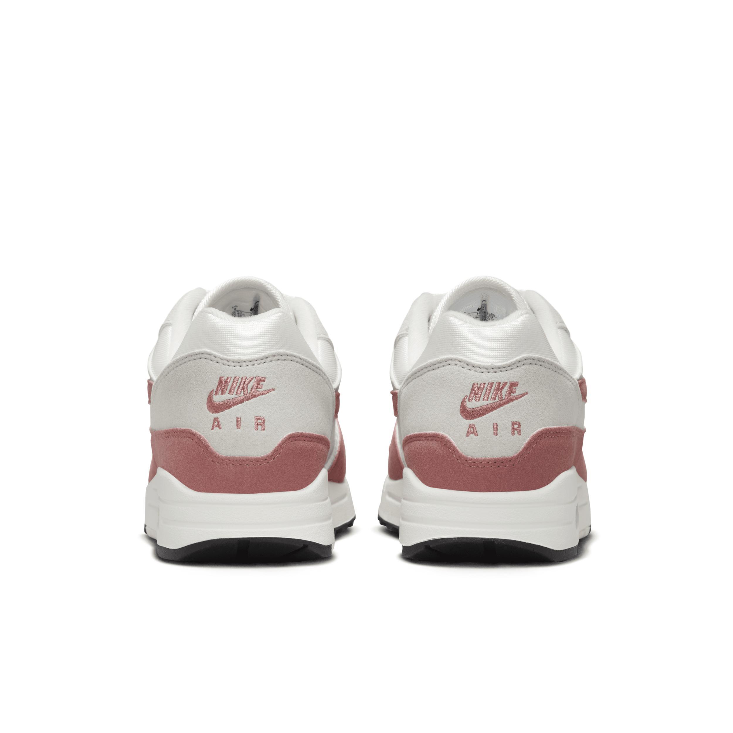 Nike Womens Air Max 1 87 - Shoes Sail/Canyon Pink/Black Product Image