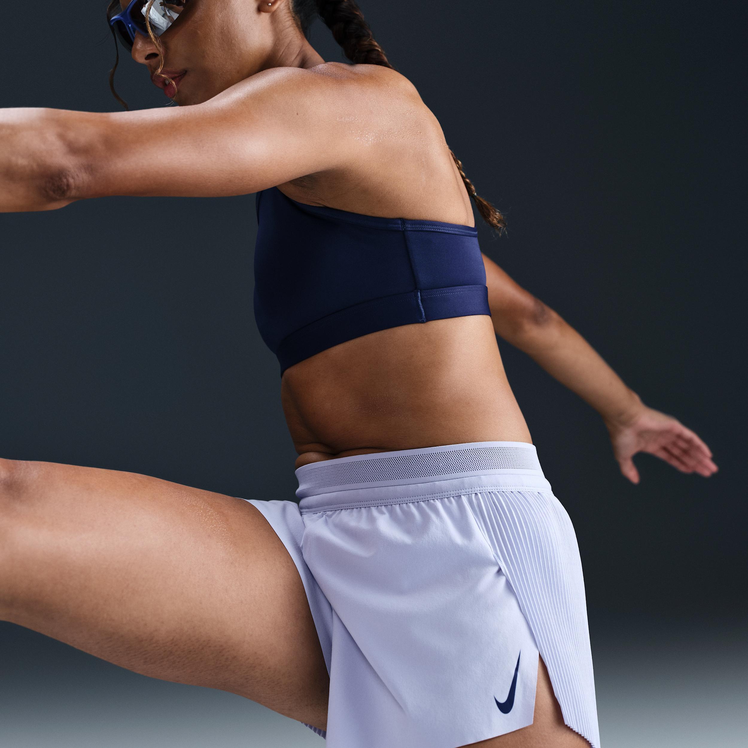 Nike Womens AeroSwift Dri-FIT ADV Mid-Rise 3 Inch Brief-Lined Shorts Product Image