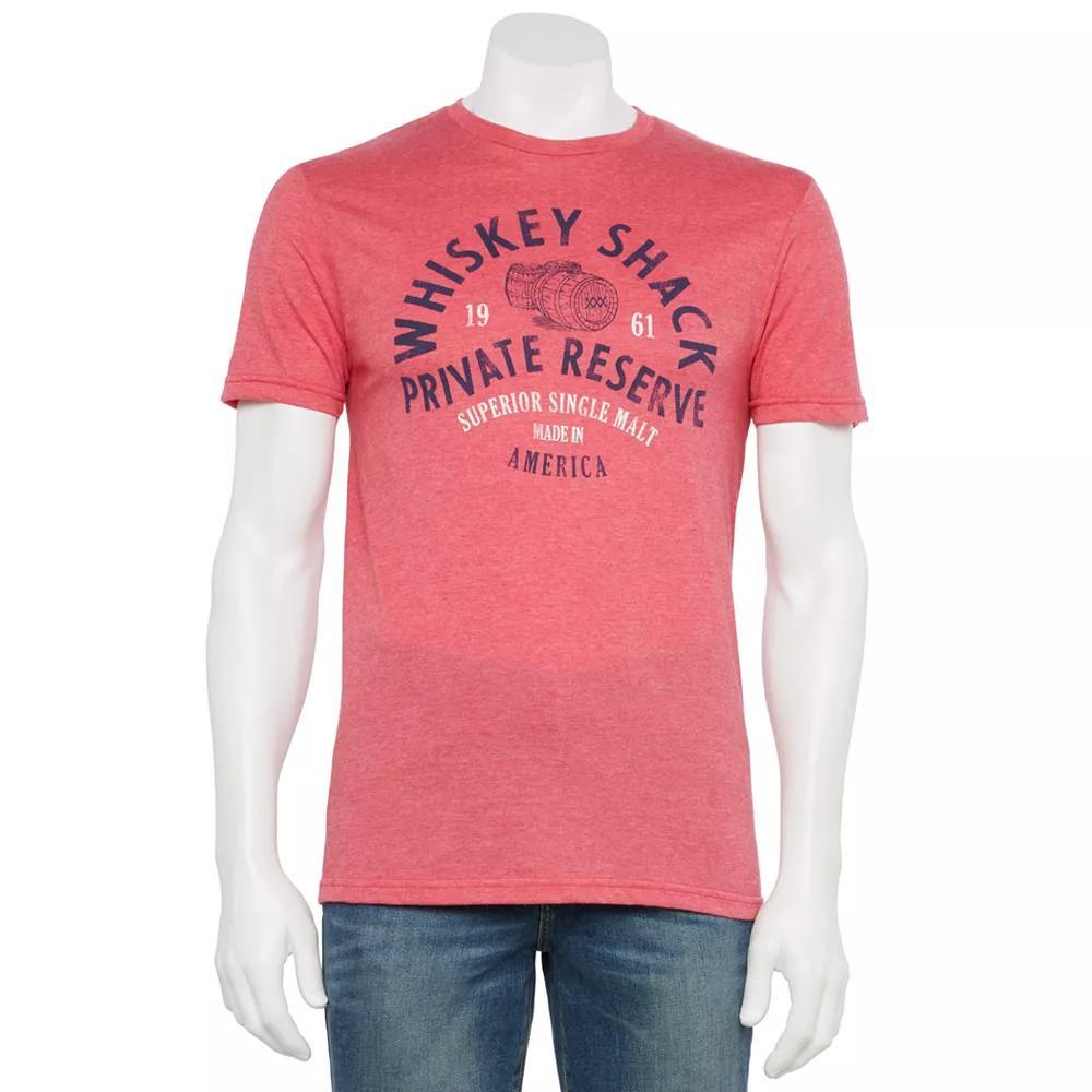 Men's Whiskey Shack Tee, Size: Medium, Red Grey Product Image