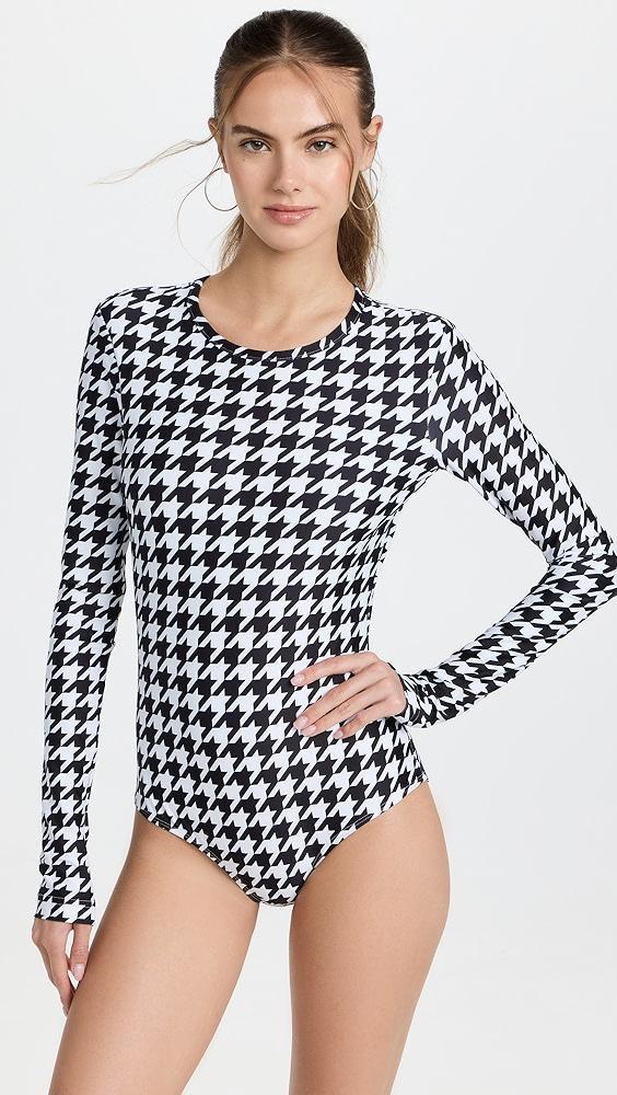 Cover Long Sleeve Rash Guard Swimsuit | Shopbop Product Image