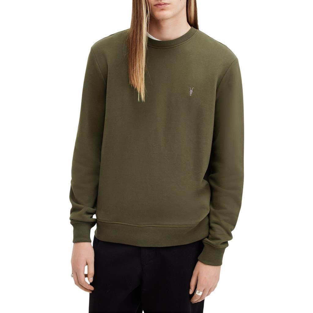 ALLSAINTS Raven Regular Fit Sweatshirt In Boa Green Product Image