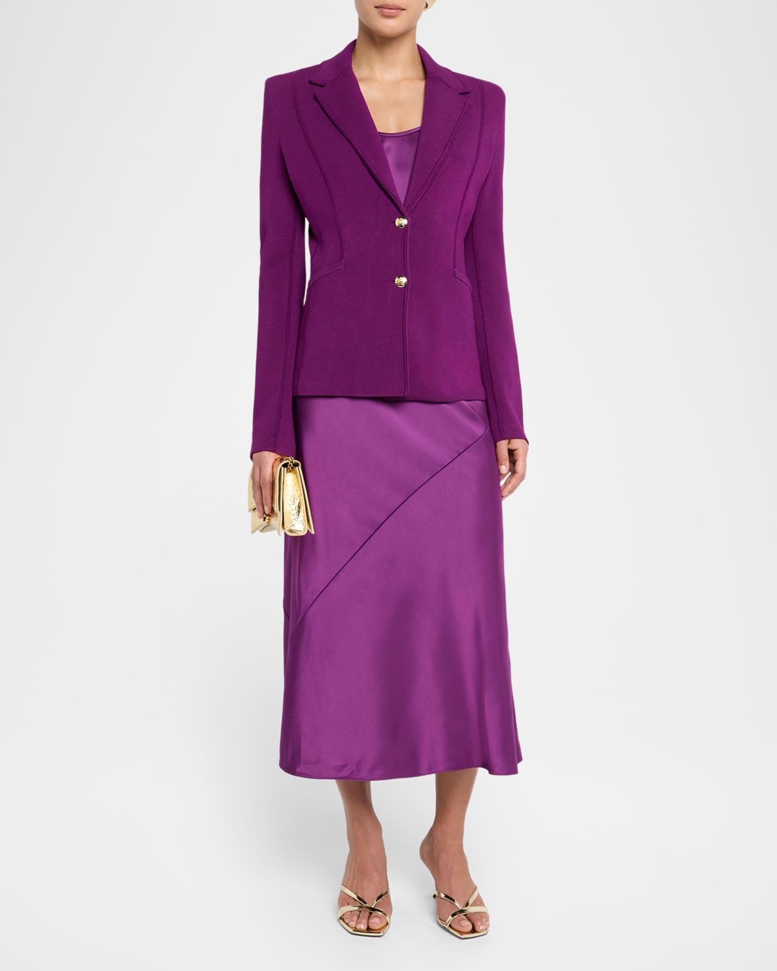 Milano Stretch Crepe Knit Jacket Product Image