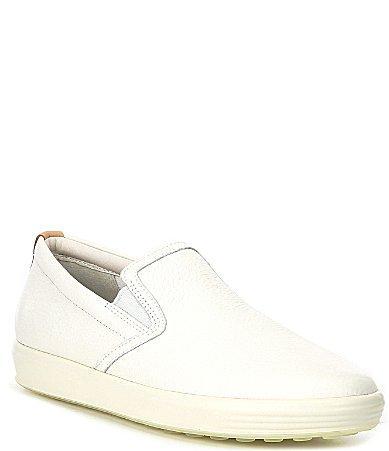 ECCO Soft 7 Casual Slip-On Sneaker Powder) Women's Shoes Product Image