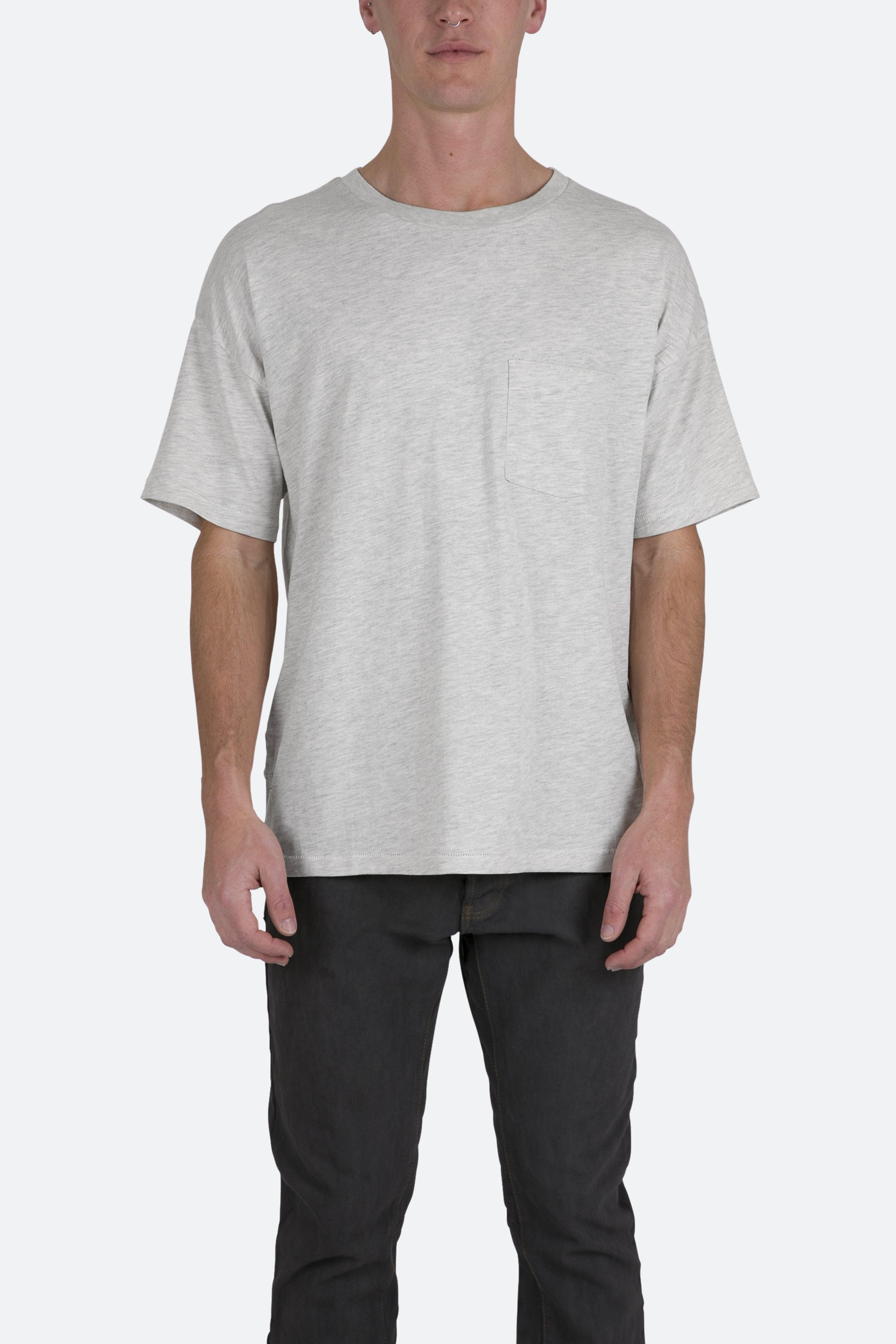 Vintage Pocket Tee - Grey Product Image