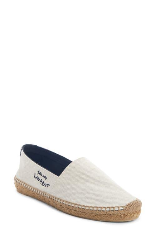 Saint Laurent Saint Laurent Embroidered Espadrilles in Canvas Product Image