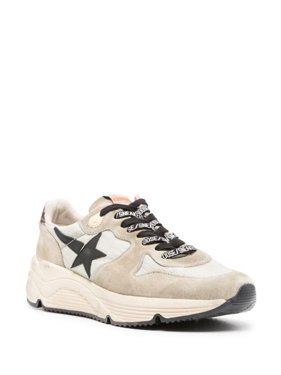 Running Sole Lace-up Sneakers In Neutrals Product Image