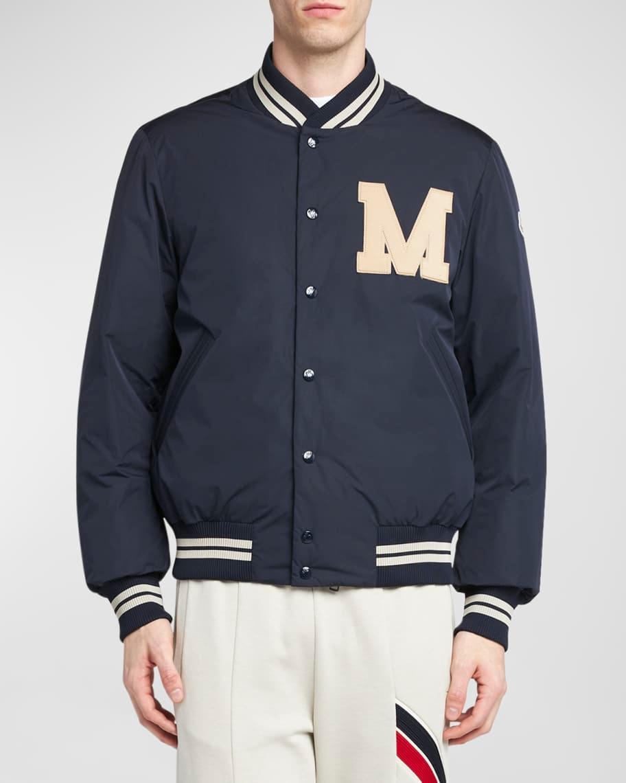 Mens Lateltin Padded Varsity Bomber Jacket Product Image