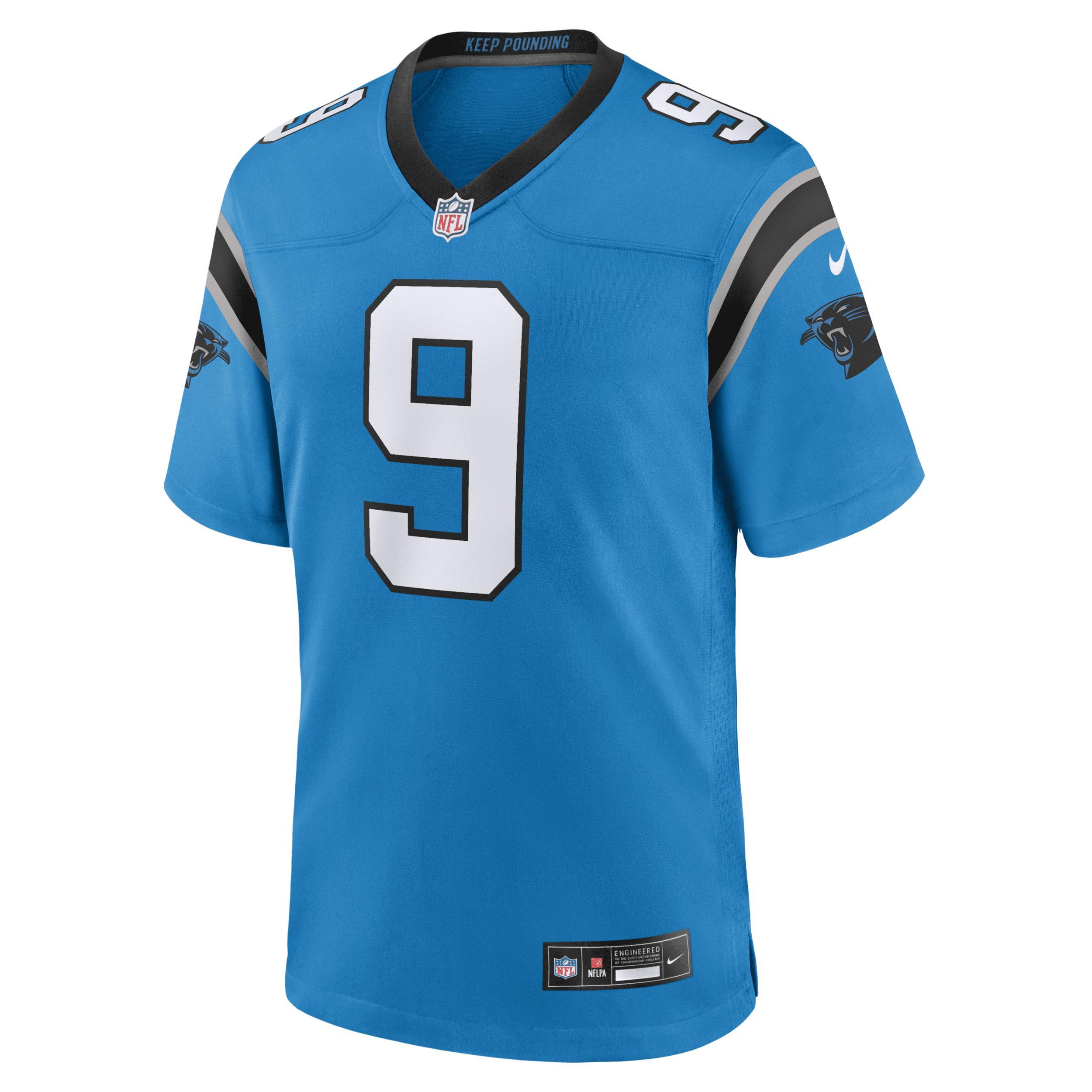 Men's Nike Bryce Young Blue Carolina Panthers 2023 NFL Draft First Round Pick Alternate Game Jersey, Size: 2XL Product Image