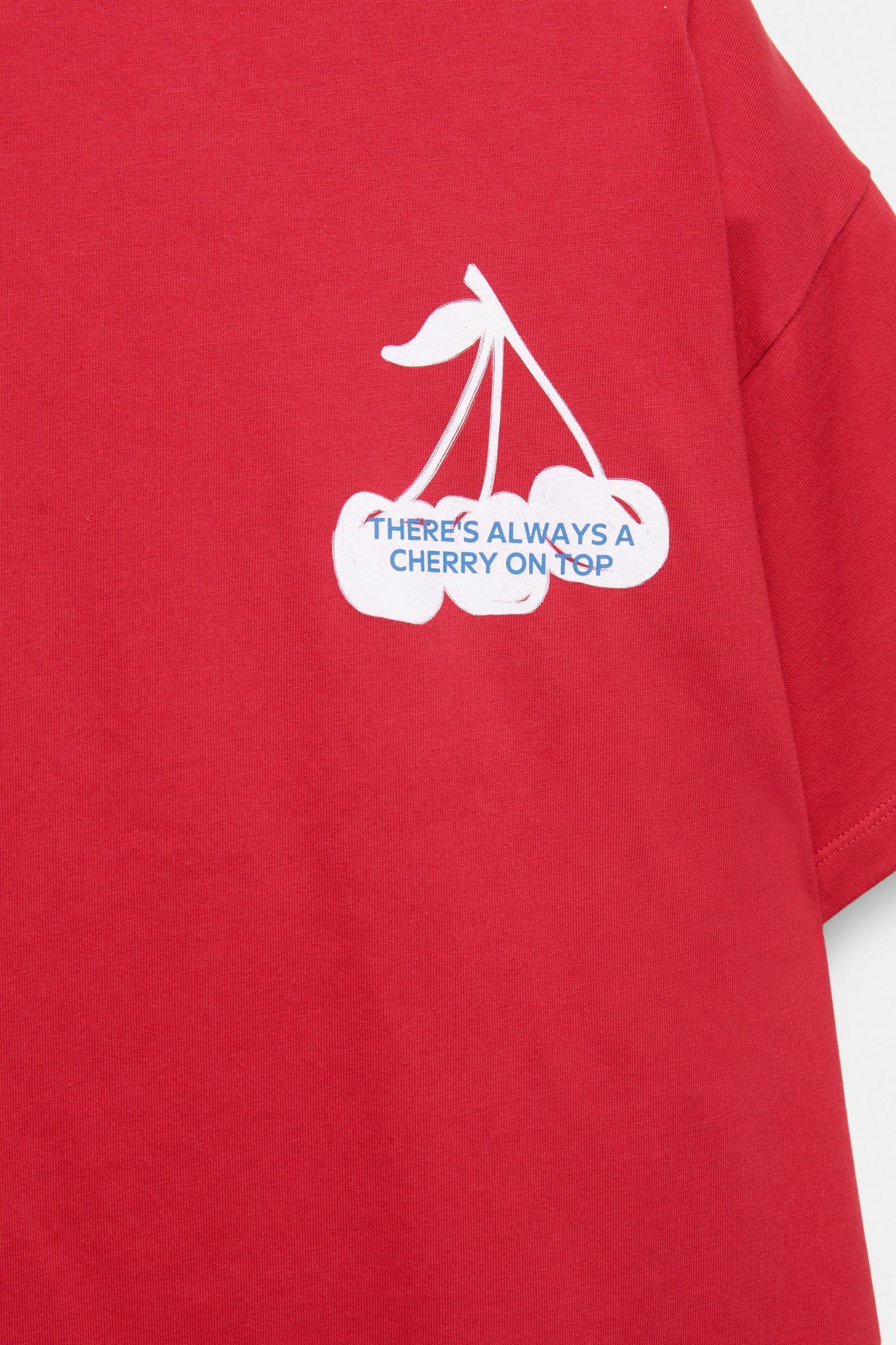 Cherry graphic T-shirt Product Image