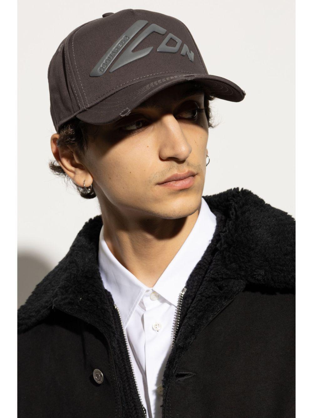 Icon-embossed baseball cap Product Image