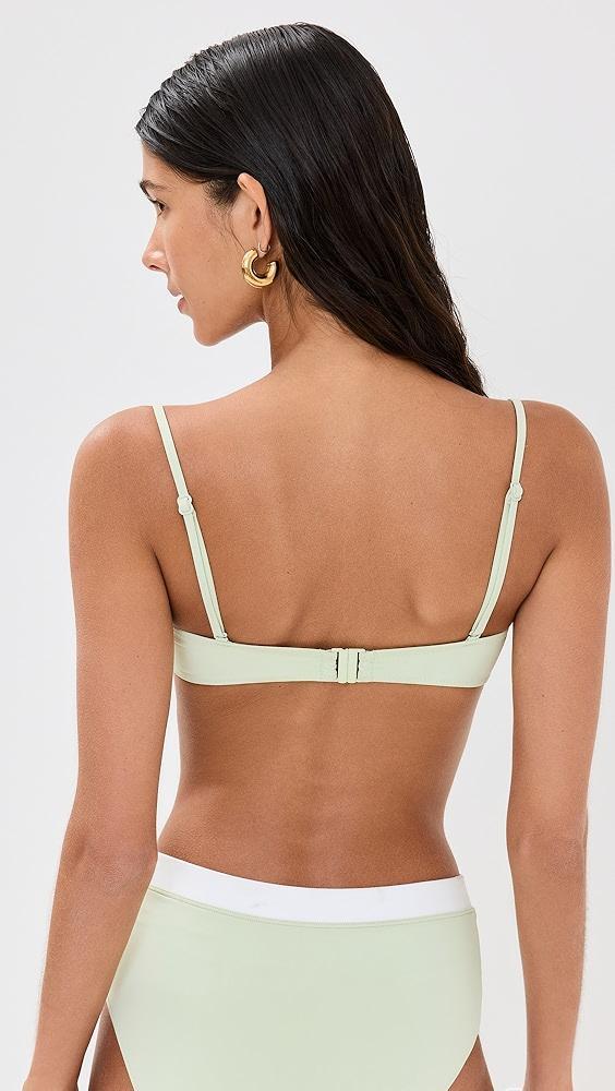 STAUD Jo Balconette Bikini Top | Shopbop Product Image