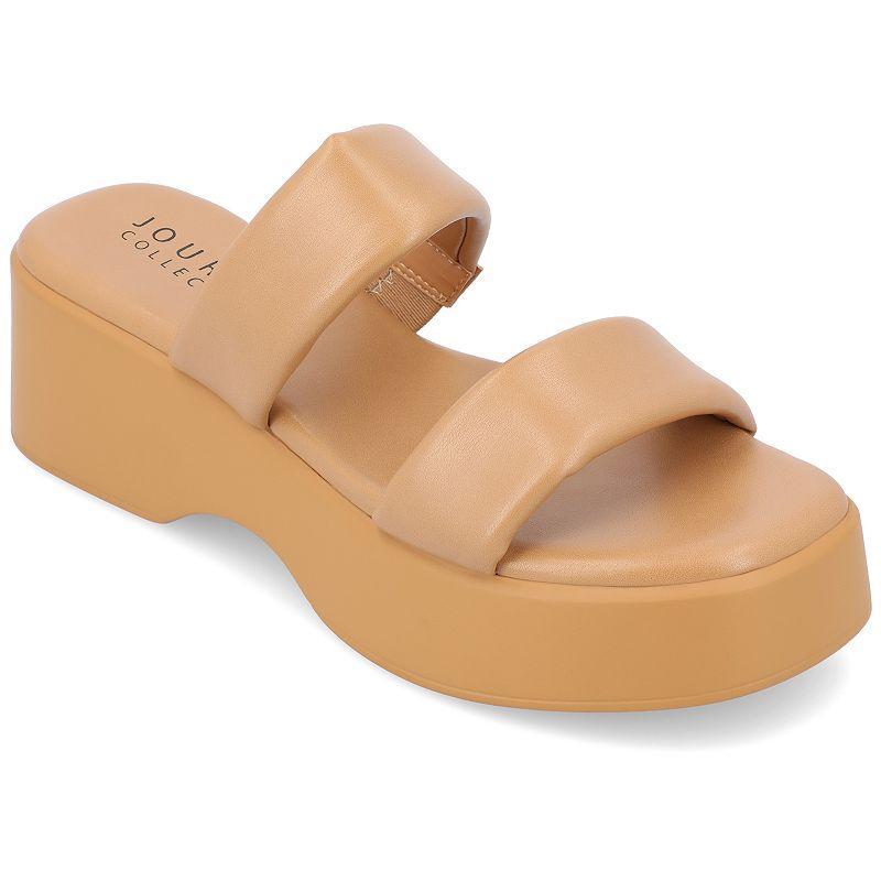 Journee Veradie Tru Comfort Foam Womens Slide Platform Sandals Product Image