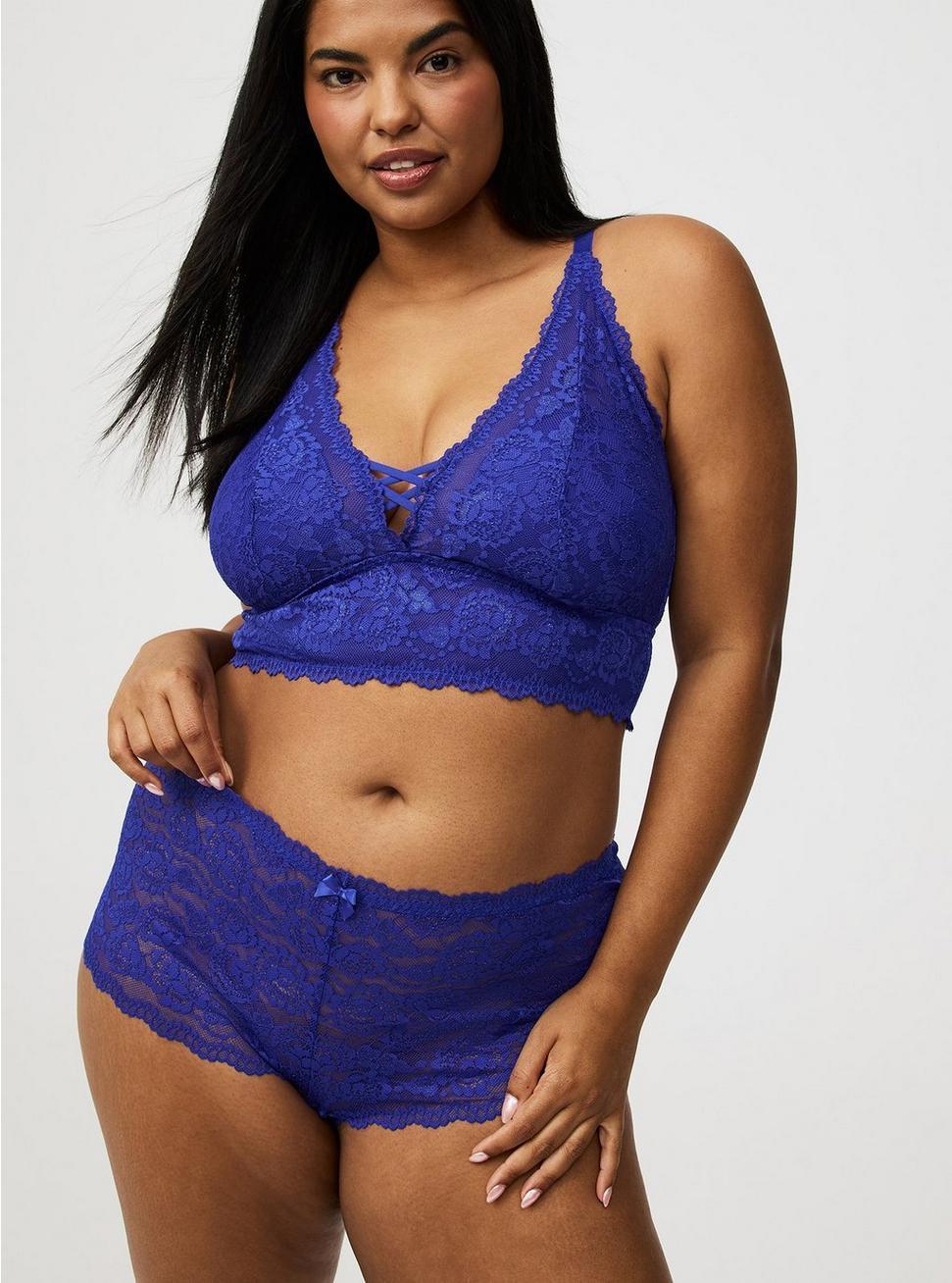 Mid-Rise Simply Lace Cheeky Panty Product Image