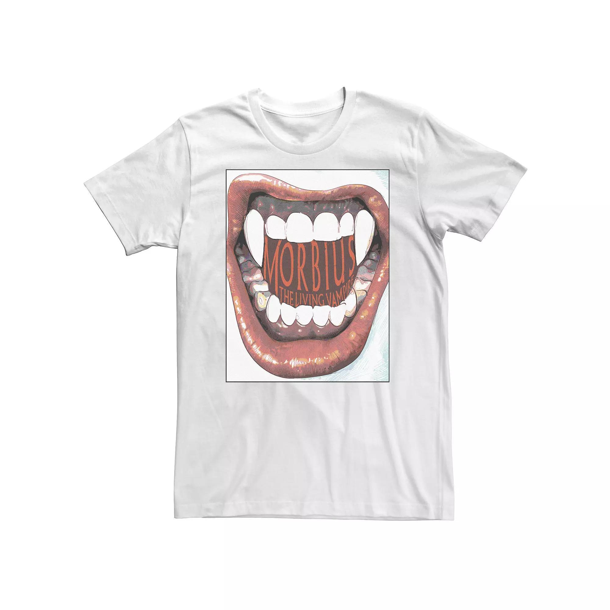 Big & Tall Marvel Morbius The Living Vampire Teeth Tee, Men's,  Product Image