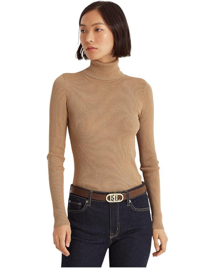 Silk-Blend Turtleneck Sweater Product Image