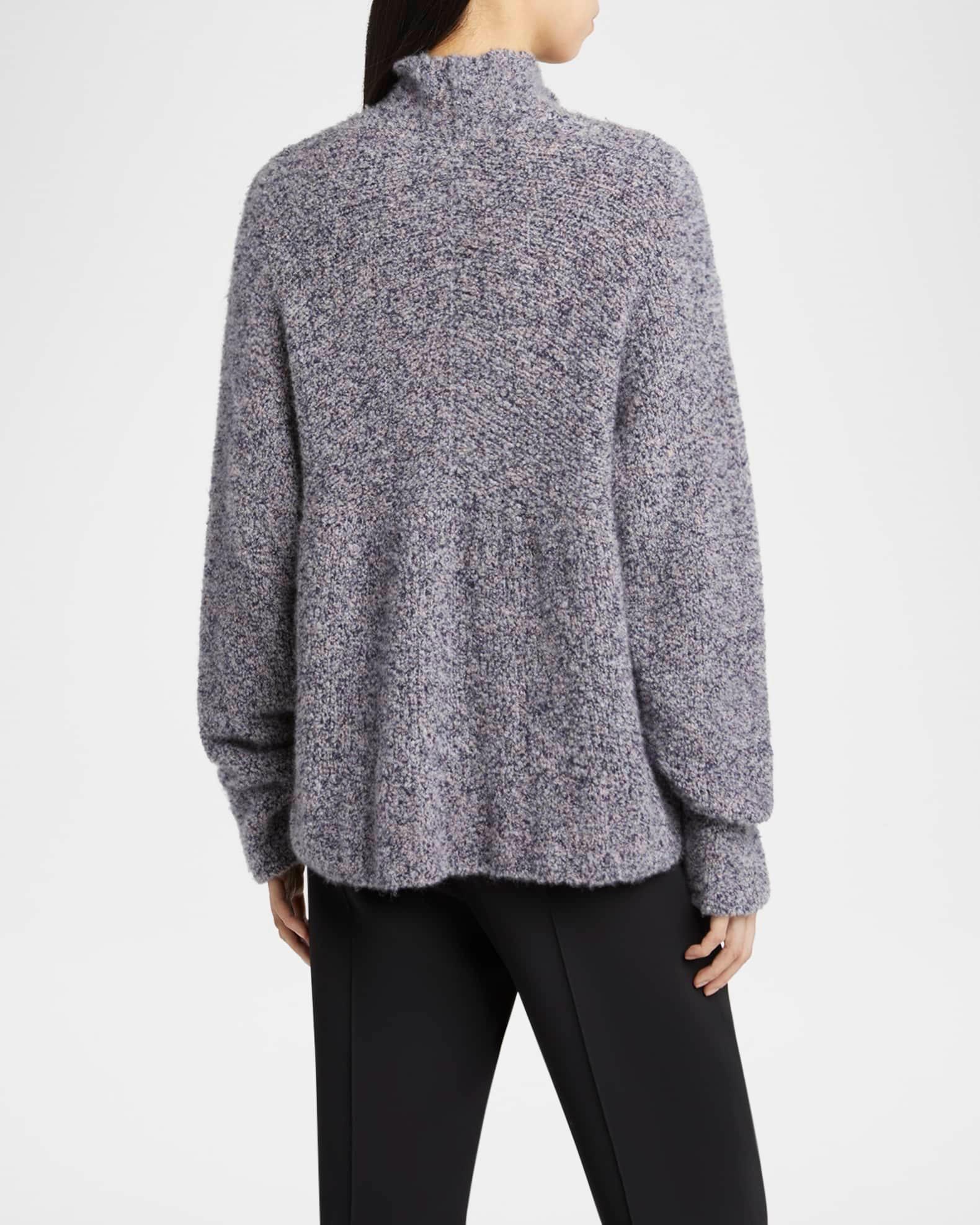 Turtleneck Cashmere-Silk Boucle Sweater Product Image