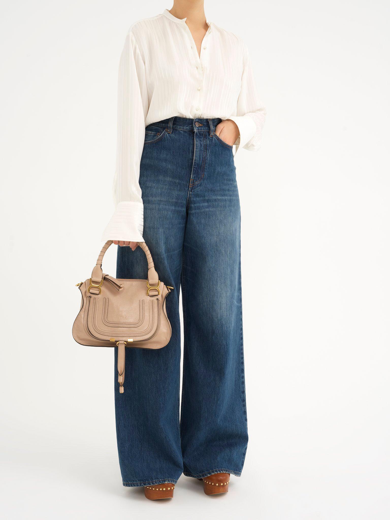 Small Marcie bag in shiny leather Product Image