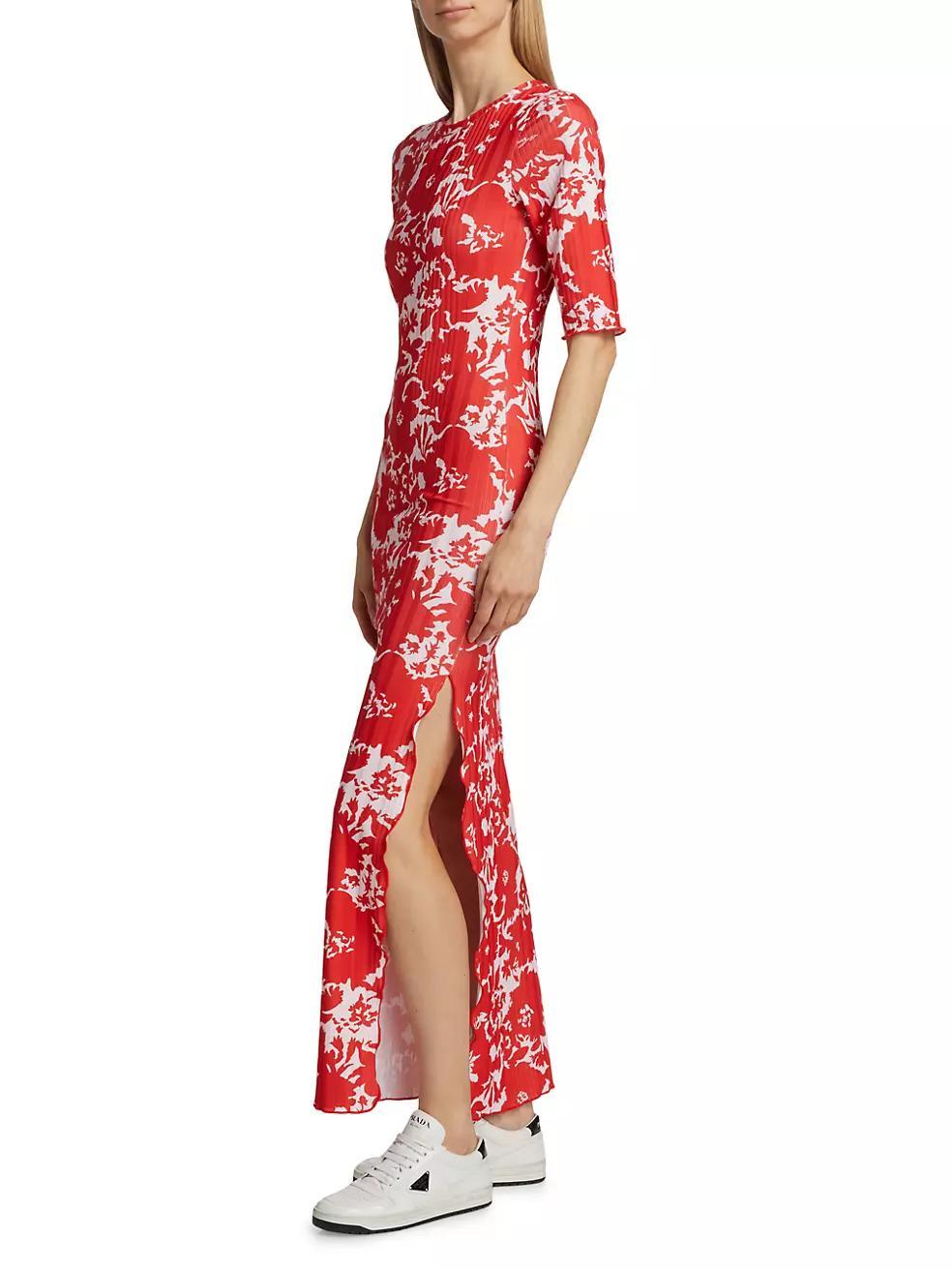 Floral Jersey Maxi Dress Product Image