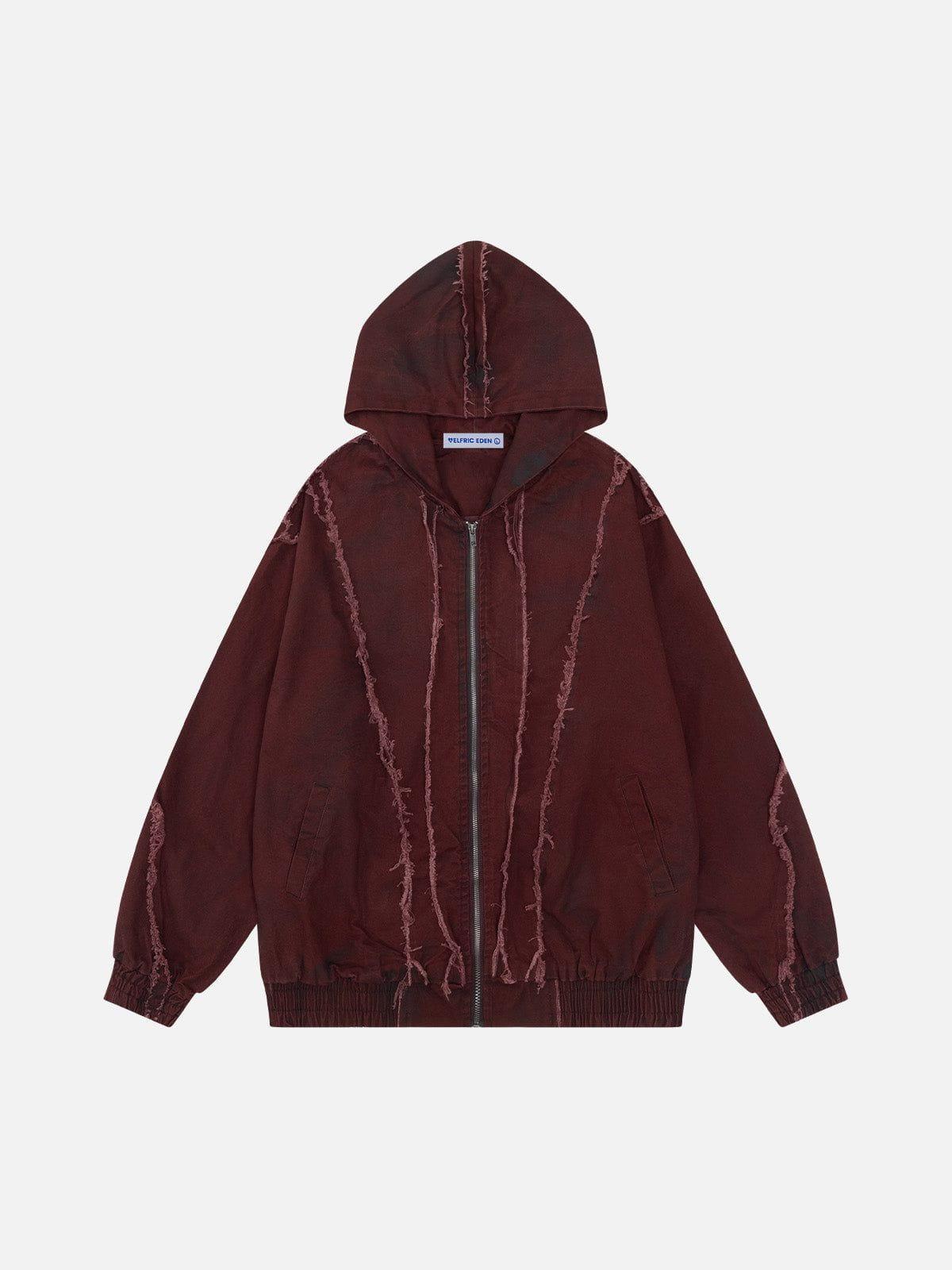 Aelfric Eden Fringe Zip Up Hoodie Product Image