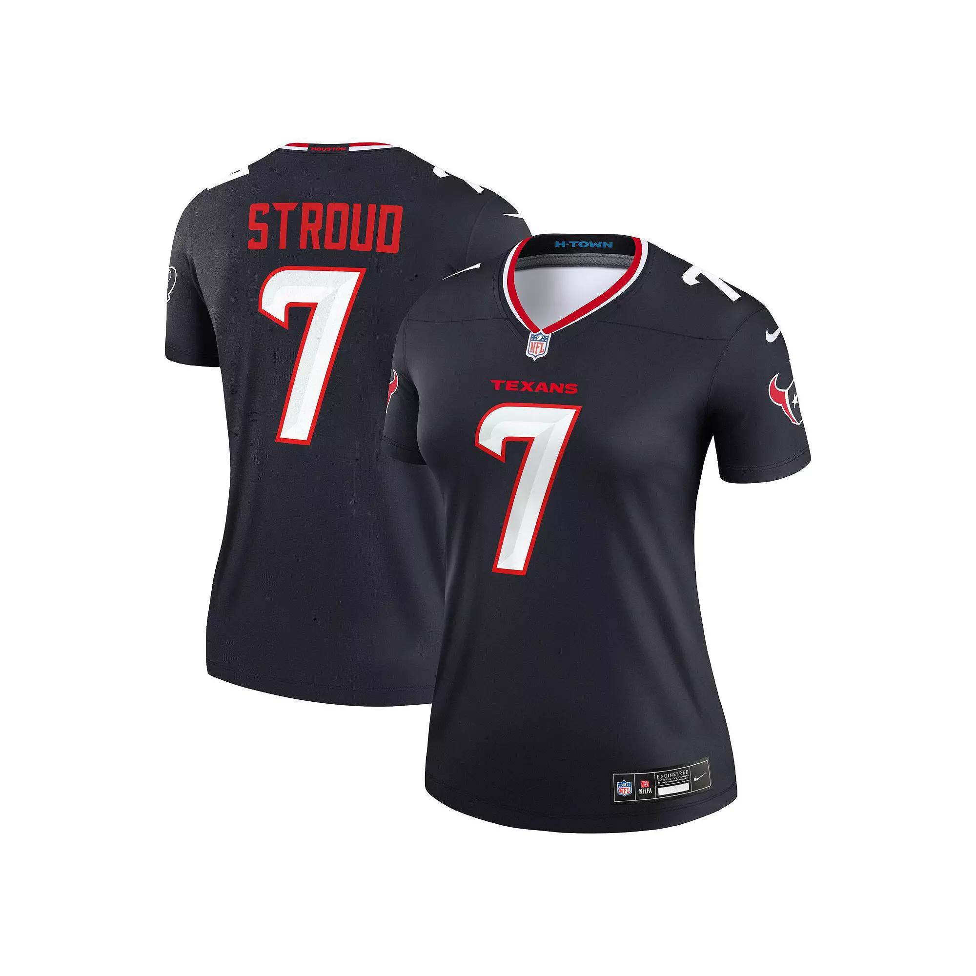 Women's Nike C.J. Stroud Navy Houston Texans Legend Player Performance Top,  Product Image