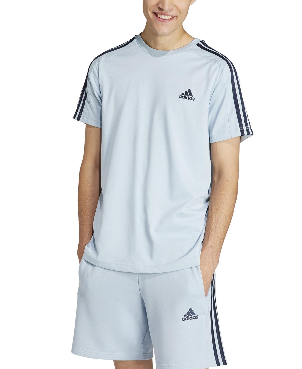 Mens adidas Sportswear Essentials 3-Stripes Tee Better Red Product Image