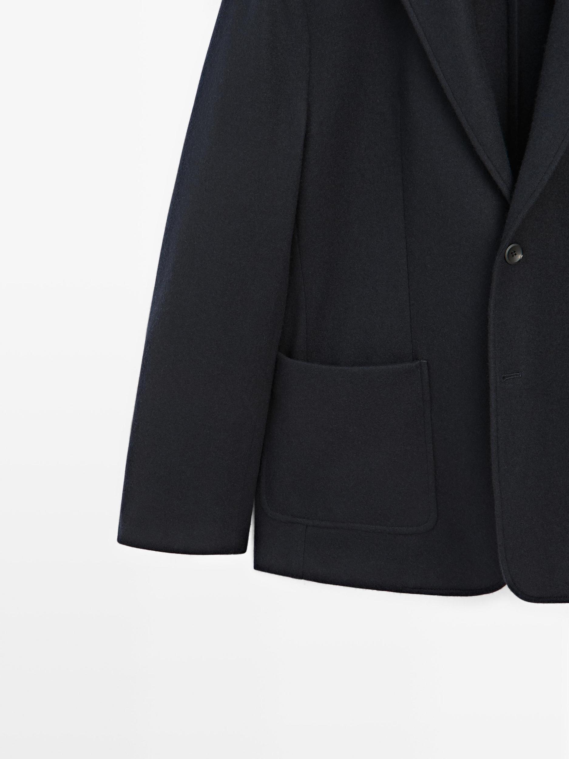 Wool blend suit blazer Product Image