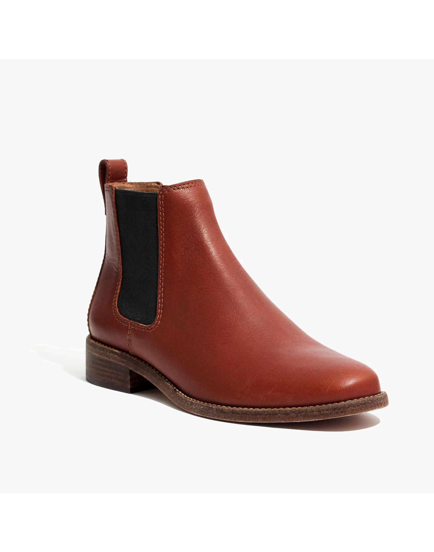 The Ainsley Chelsea Boot in Leather Product Image