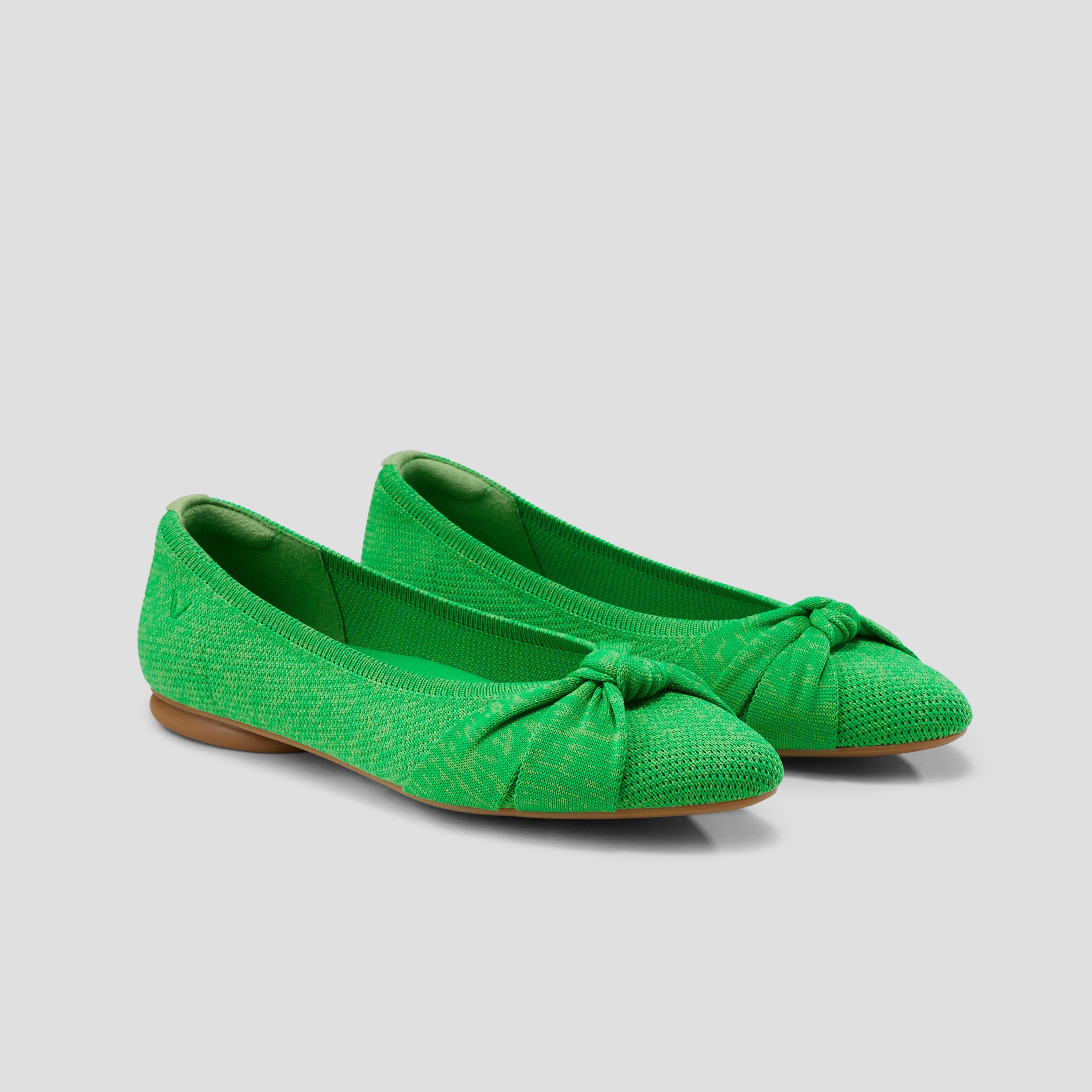 Almond-Toe Knotted Flats (Bibi) Product Image