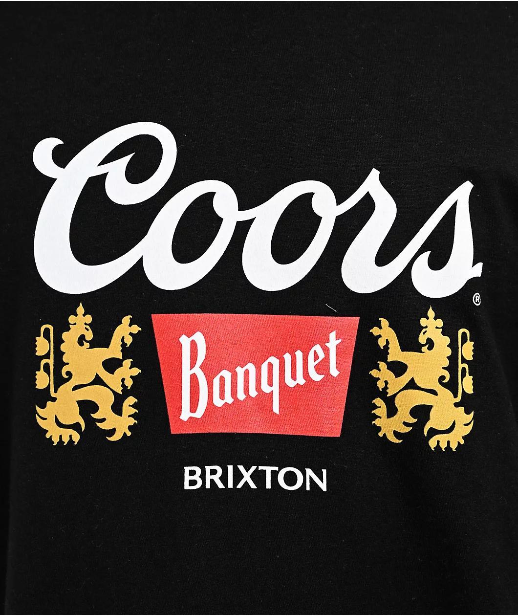 Brixton x Coors Griffin Black T-Shirt Product Image