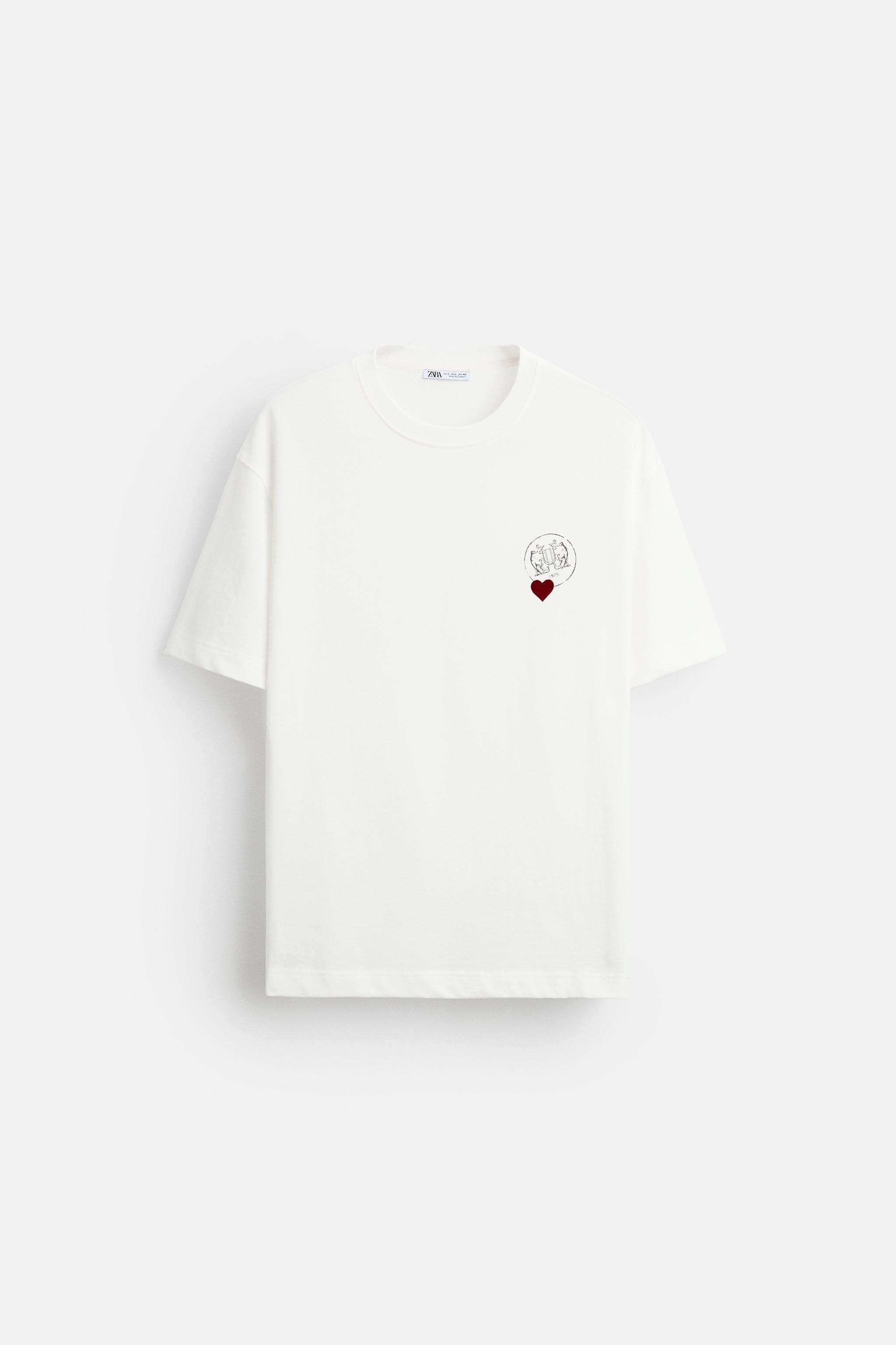 HEART PRINT T-SHIRT Product Image