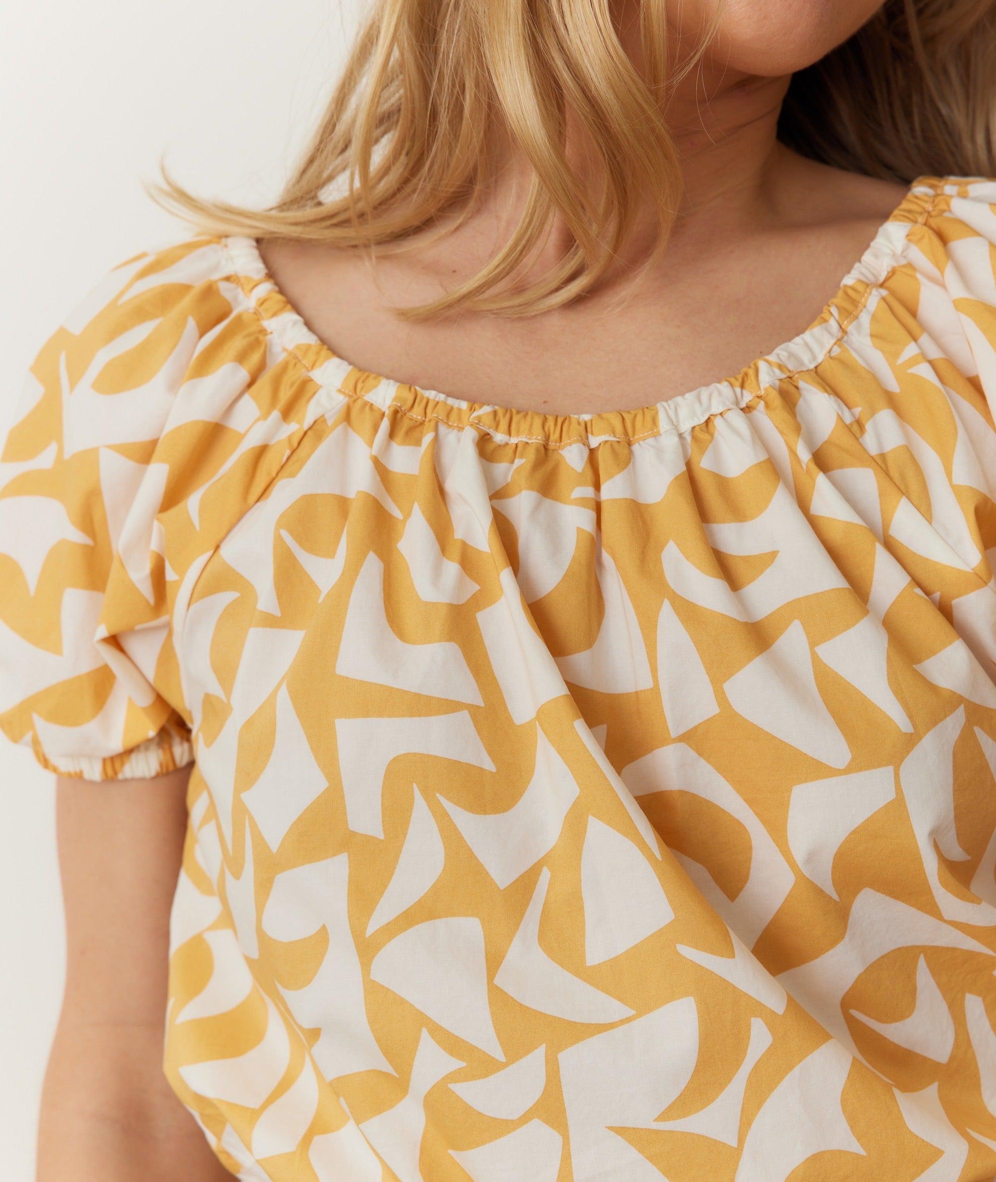 Marella Poplin Crop Blouse Product Image