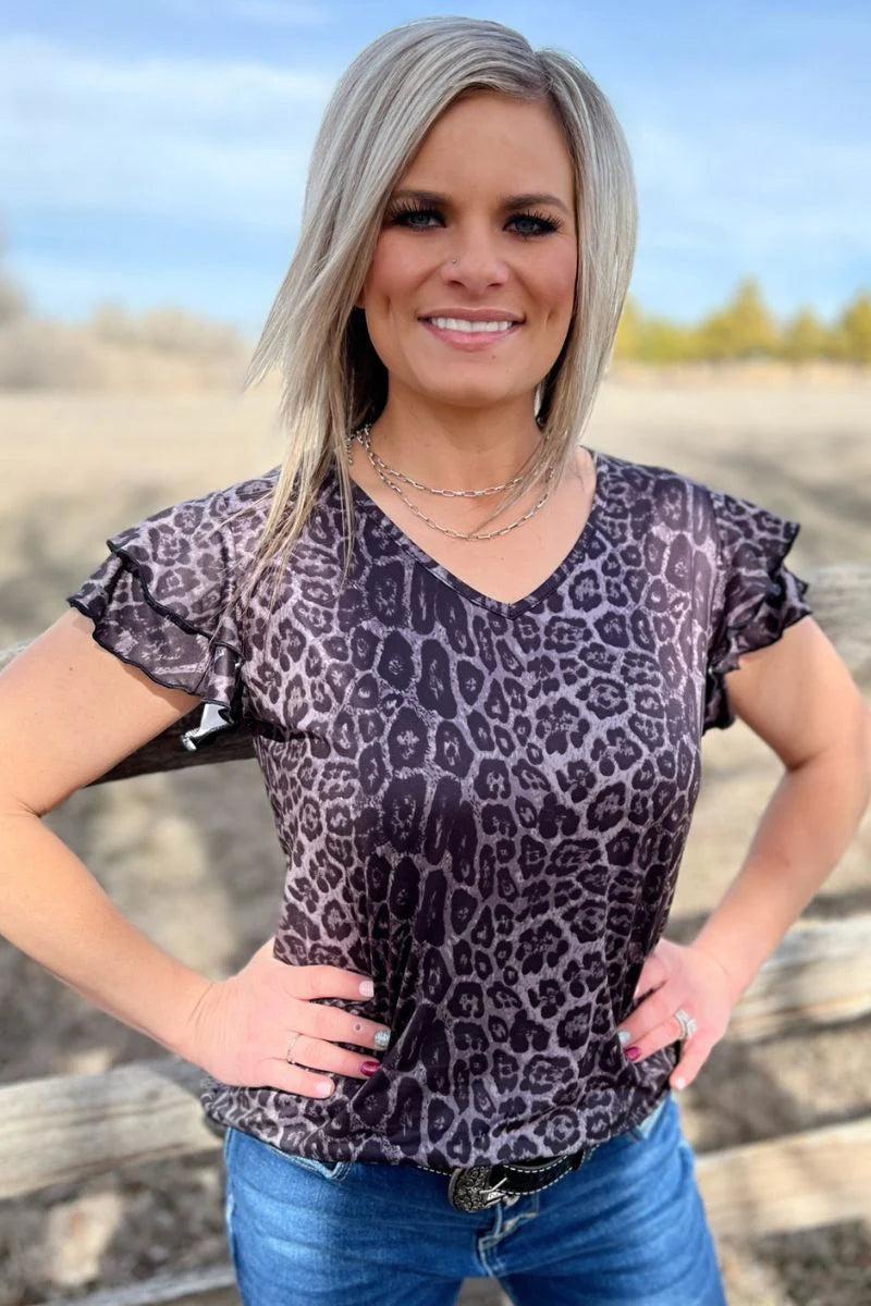 The Night Leopard Top Product Image