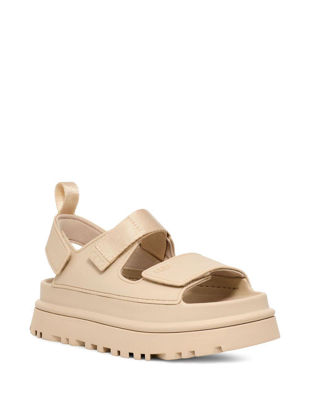 GoldenGlow flatform sandals Product Image