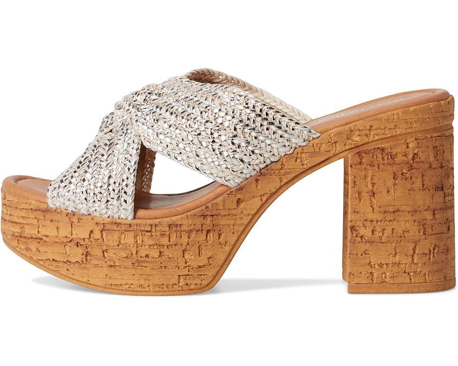 Adorned Raffia Slide Sandal Product Image