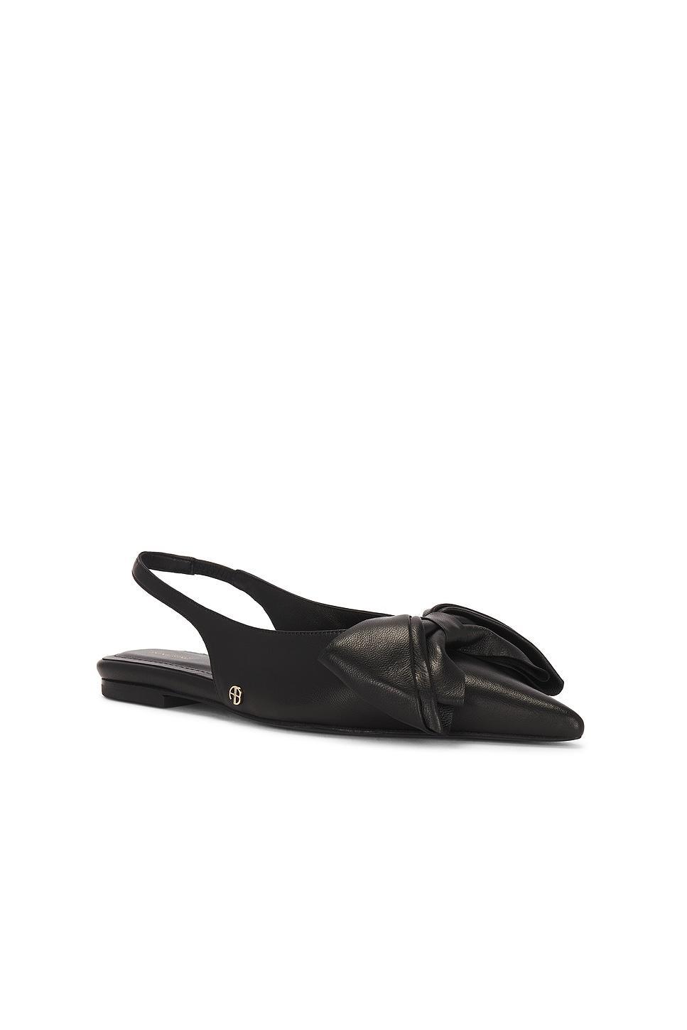 Nina Slingback Flats With Bow ANINE BING Product Image