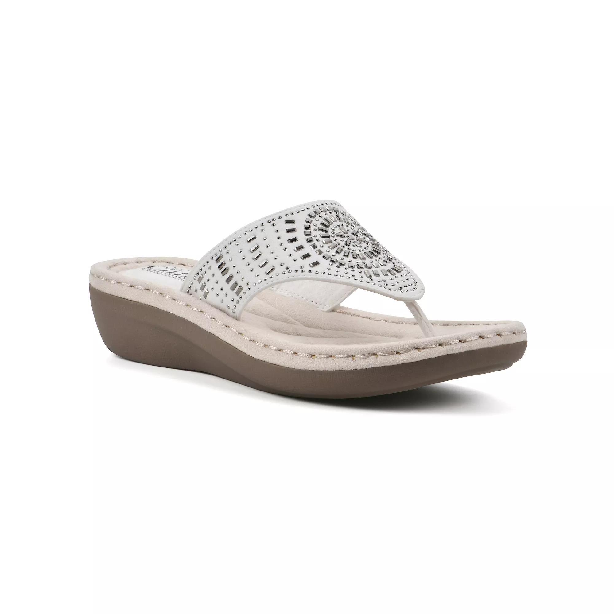 Cliffs By White Mountain Cienna Women's Thong Sandals,  Product Image