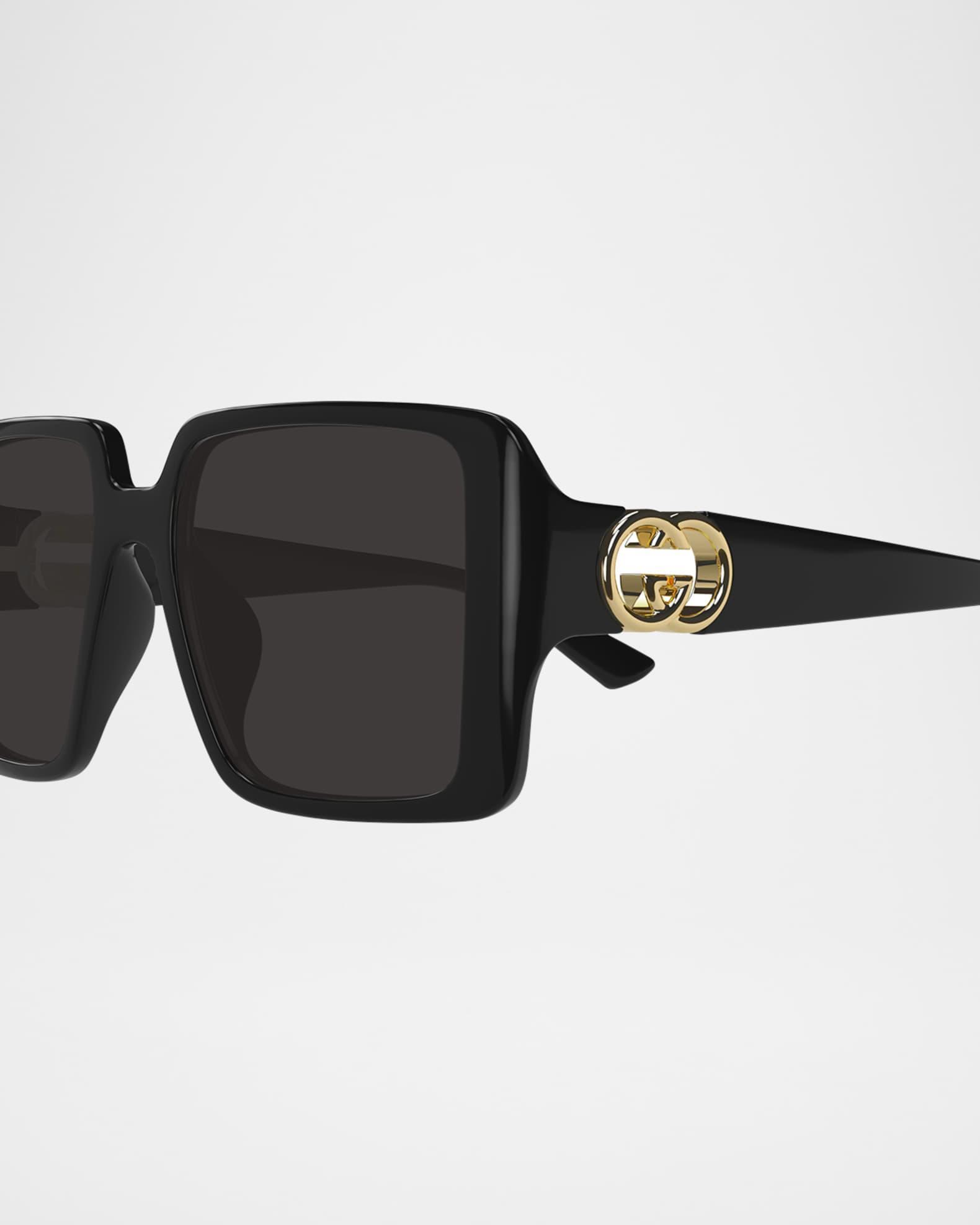 Oversized Plastic Square Sunglasses Product Image